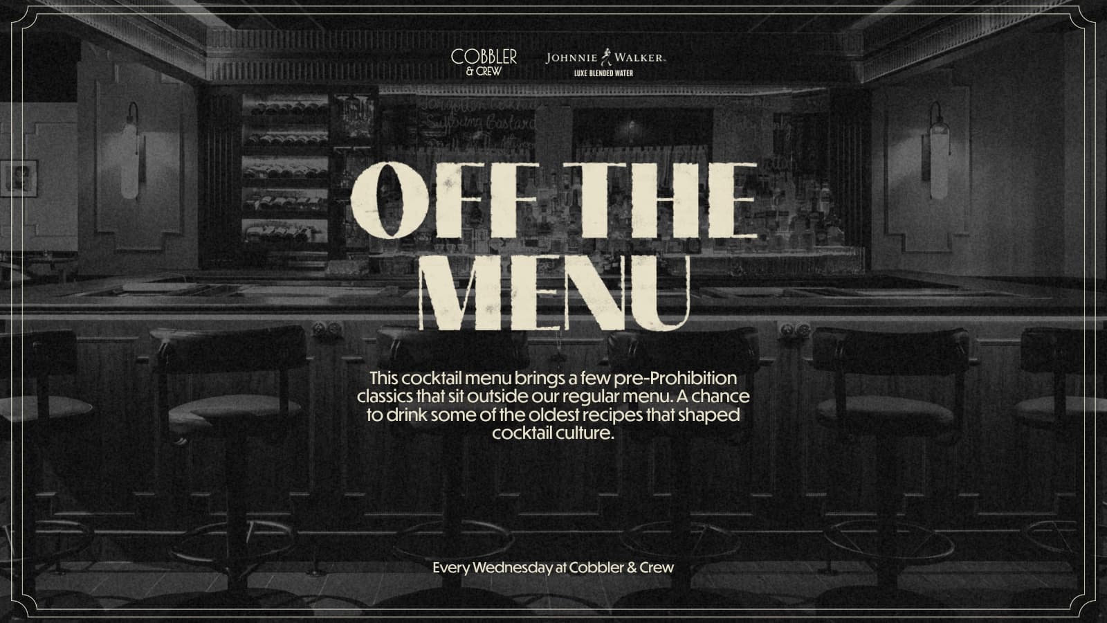 Off The Menu | Cobbler & Crew — photo 1